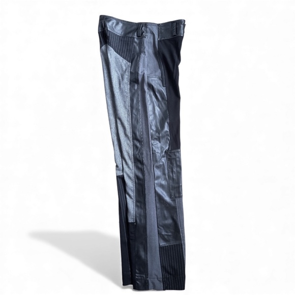 LeGatte Made in Italy Patchwork Mixed-Fabric Pants – IT 42 / US 6 - Picture 9 of 13